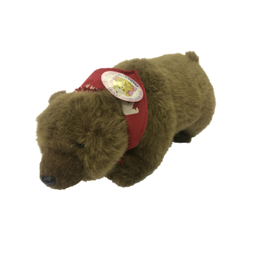 Bear Toy With Scarf Standing Polar Bear Toy Supplier